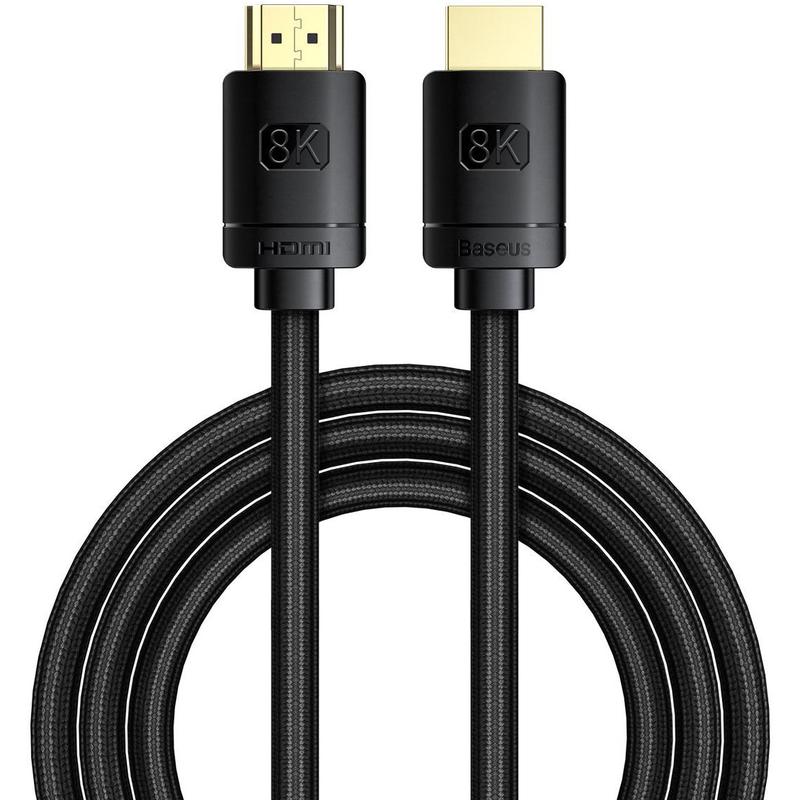 Cable de Video Baseus Alta Definicin, HDMI - HDMI, 8K, 2m, Negro CAKGQ-K01