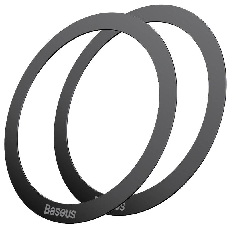 Adhesivo metlico Baseus Serie Halo, Juego 2 piezas, Negro PCCH000001