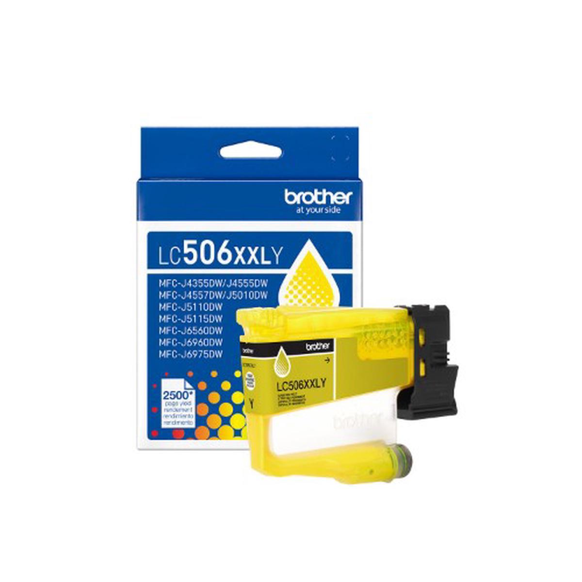 Brother LC506XXLYS ink cartridge 1 pc(s) Original Extra (Super) High Yield Yellow