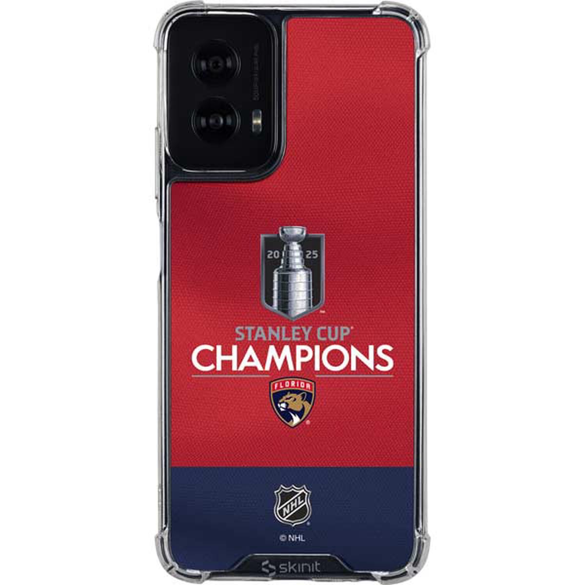 2025 Stanley Cup Champions Florida Panthers Moto G Power 5G (2024) Clear Case
