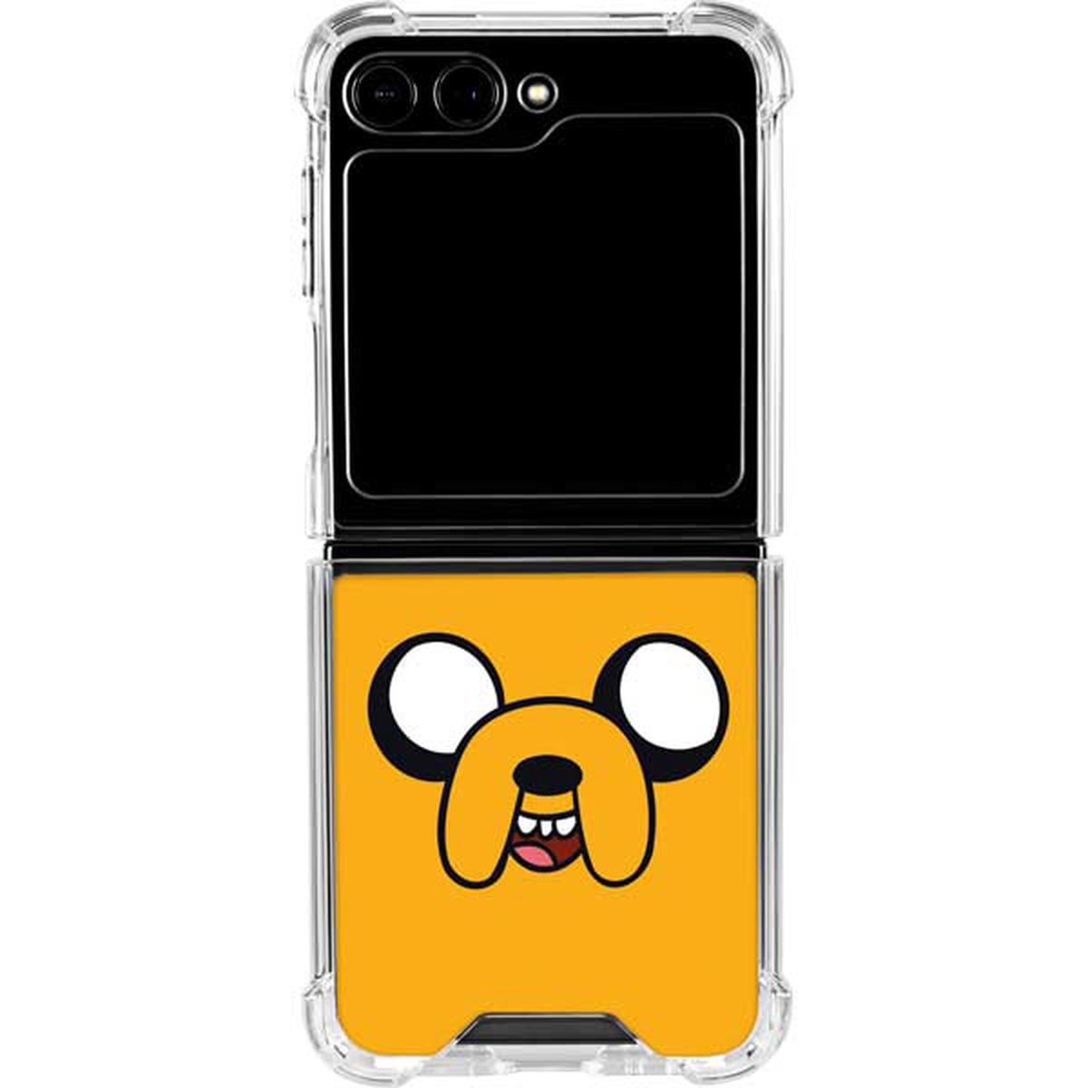 Adult Swim Adventure Time Jake The Dog Galaxy Z Flip5 5G Clear Case