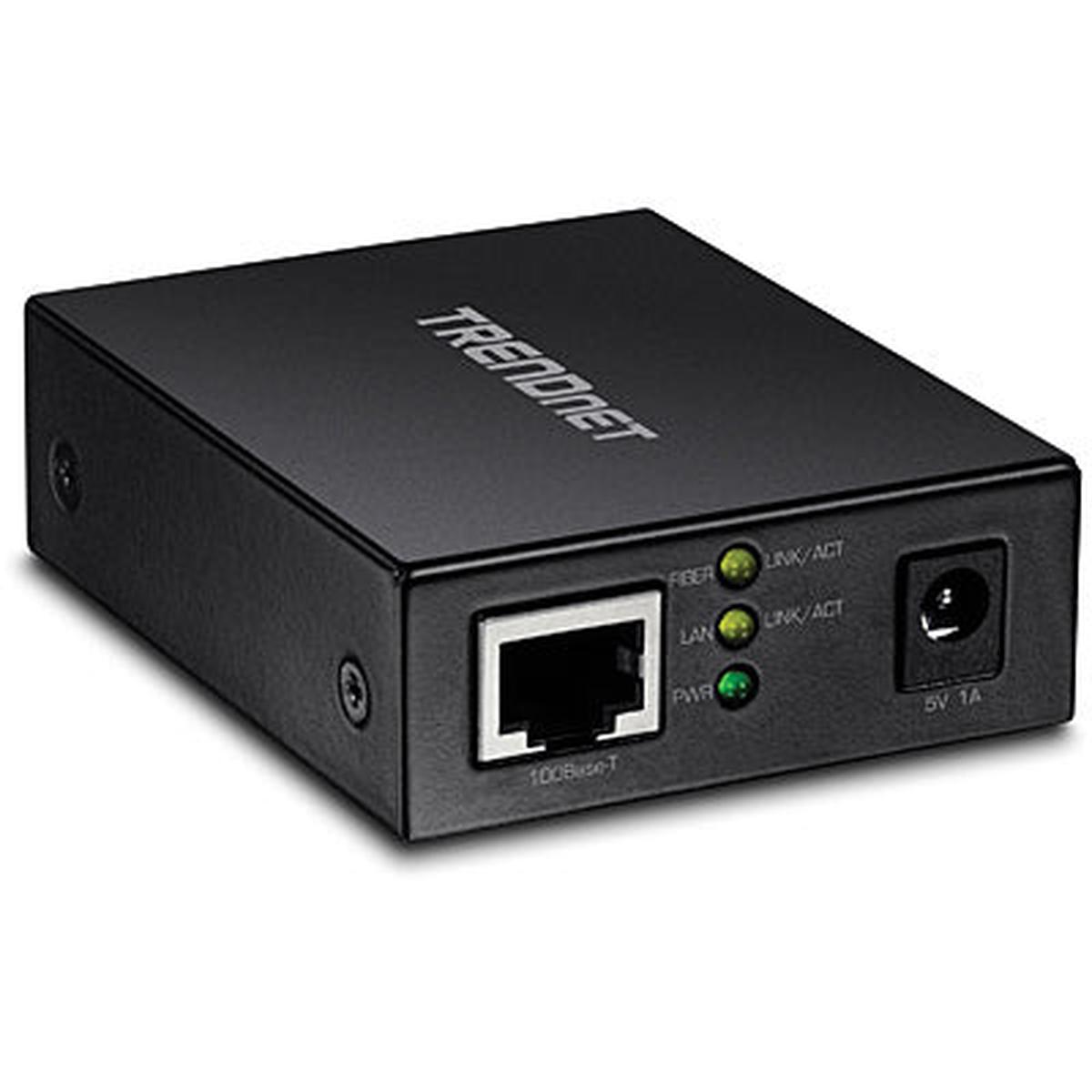 Trendnet TFC-GSFP network media converter 2000 Mbit/s Multi-mode, Single-mode Black