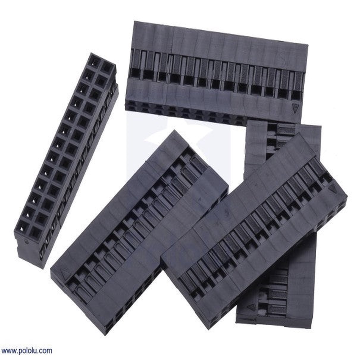0.1" (2.54mm) Crimp Connector Housing: 2x13-Pin 5-Pack
