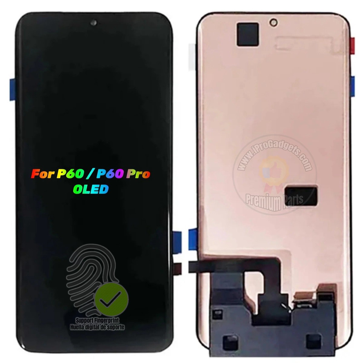 Replacement New Display for Huawei P60 LNA-AL00 LNA-LX9 P60 Pro MNA-AL00 MNA-LX9 OLED Touch Screen Assembly