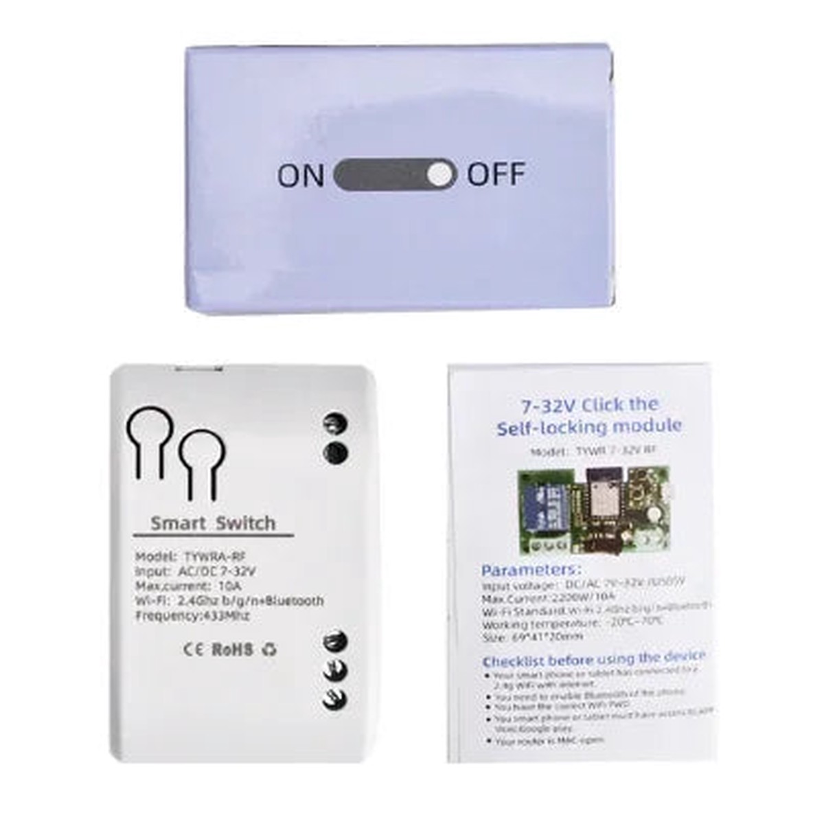 Smart WiFi Wireless Relay Switch Module