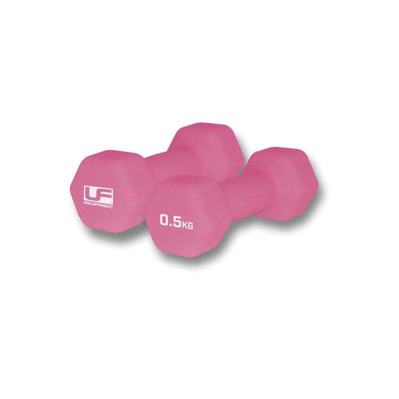 Hex Dumbbells Neoprene Covered (2 x 0.5Kg)