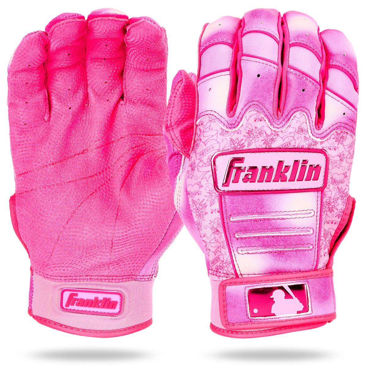 Franklin 2025 Mothers Day Youth Baseball Batting Gloves