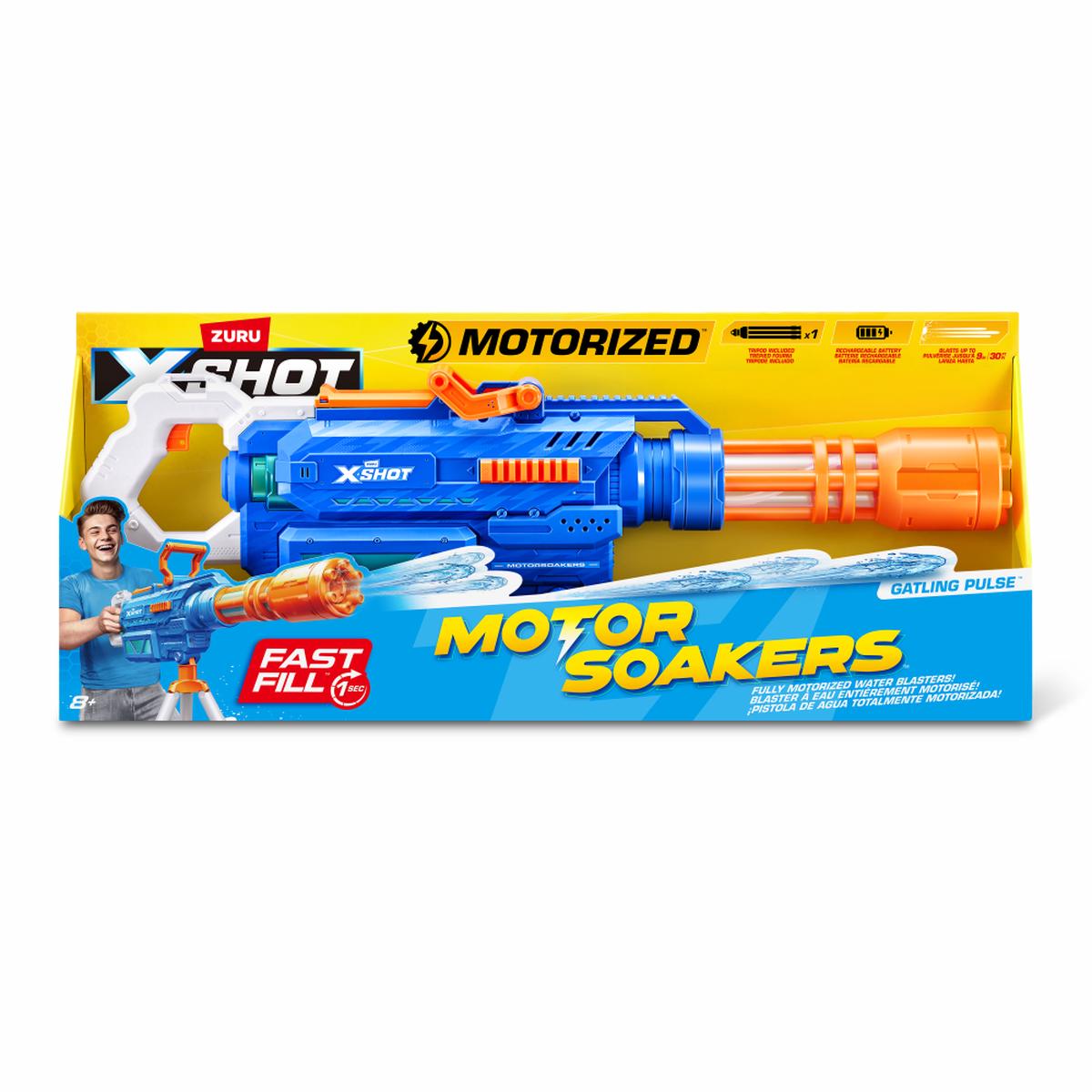 Zuru XShot Fast Fill Motor Soaker - Gatling Pulse