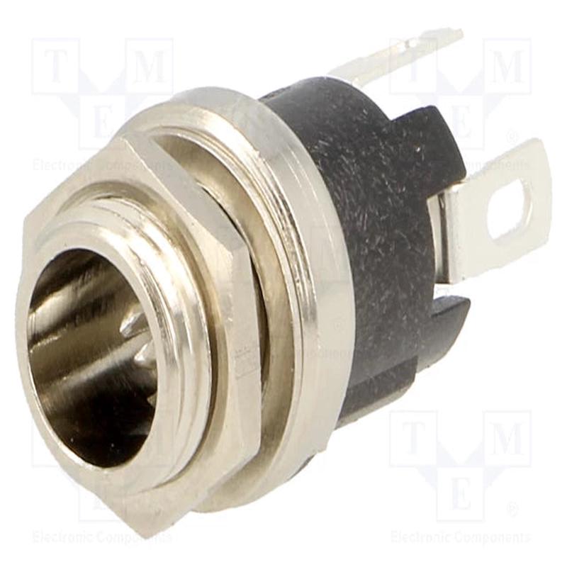 DC PLUG 2.1mm PANEL MOUNTING