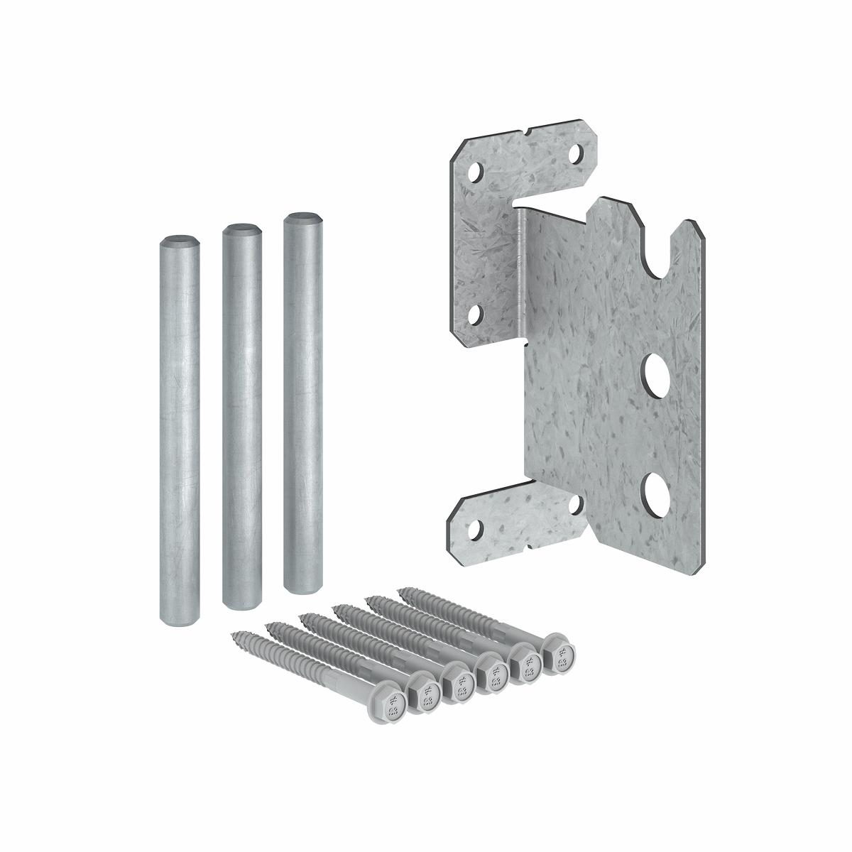 Simpson CJT3ZL CJTZ 12-Gauge ZMAX Galvanized Concealed Joist Tie with Long Pins