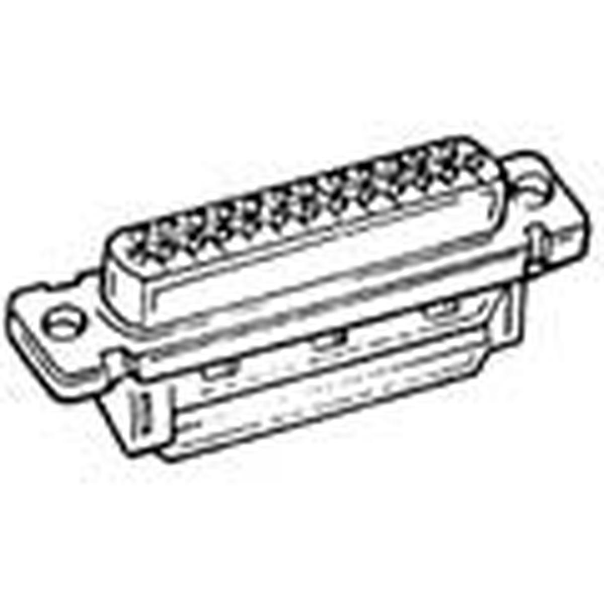 04-1726 - DB25F IDC PLAS MET/LIP