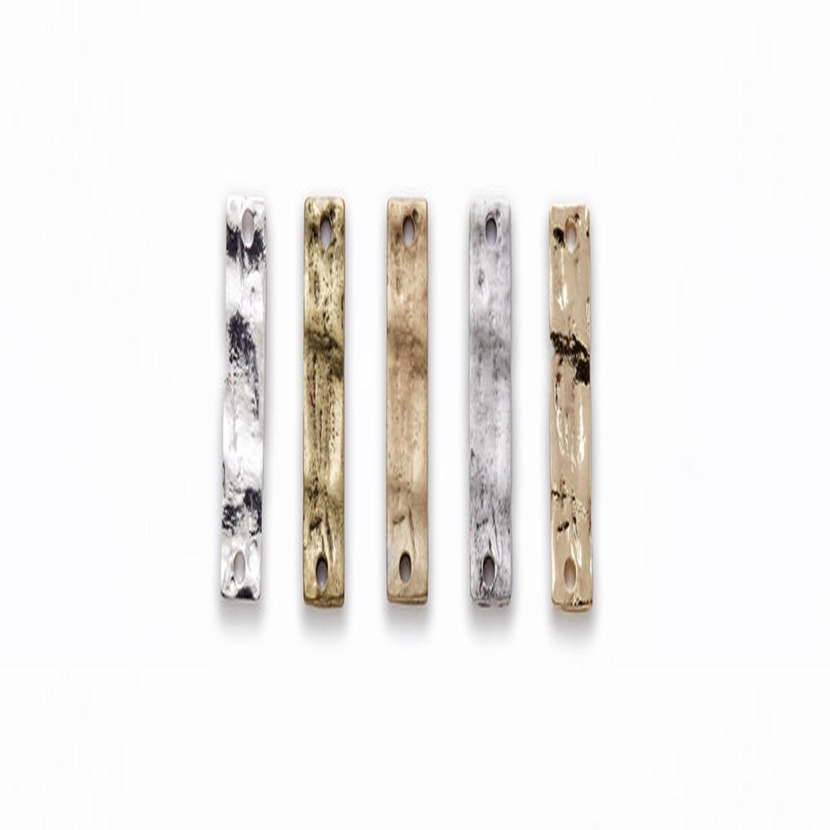 Zinc Alloy Matt Ant Gold, Ant Silver, Shiny Silver, Gold, Burnish Gold Rectangle Connector