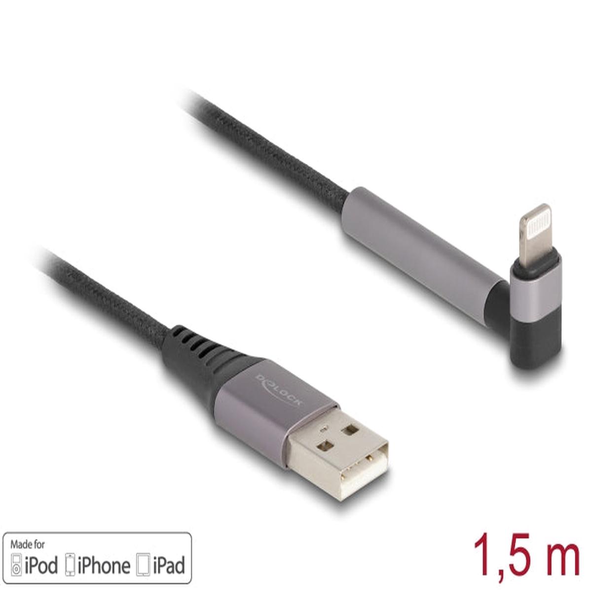 Delock 85404 Data And Charging Cable Usb Type-A To Lightning
