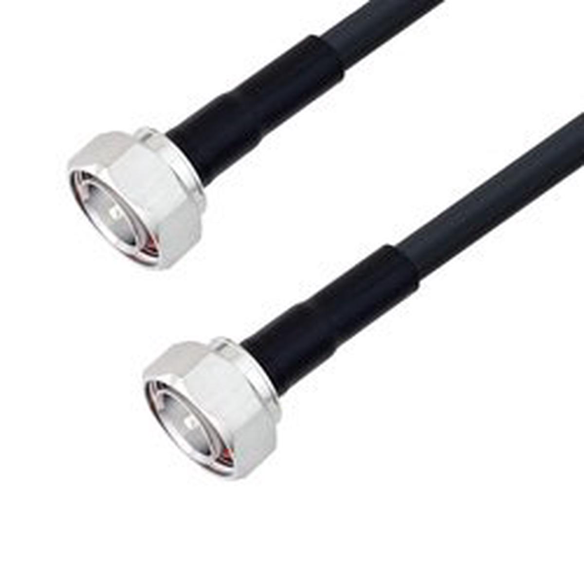 Low Loss 7/16 DIN Male to 7/16 DIN Male Cable using LMR-400-DB, 4 FT