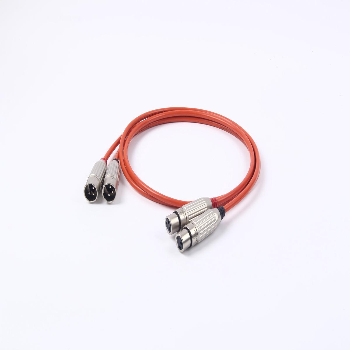 ZY 2XLR to 2XLR Balance Signal Line Audio ZY-208 Cable